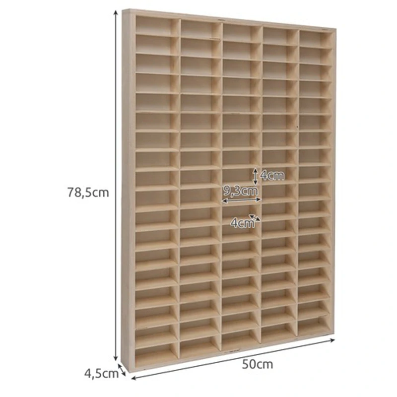 Drevený regál na autíčka a modely 78x50cm Kruzzel