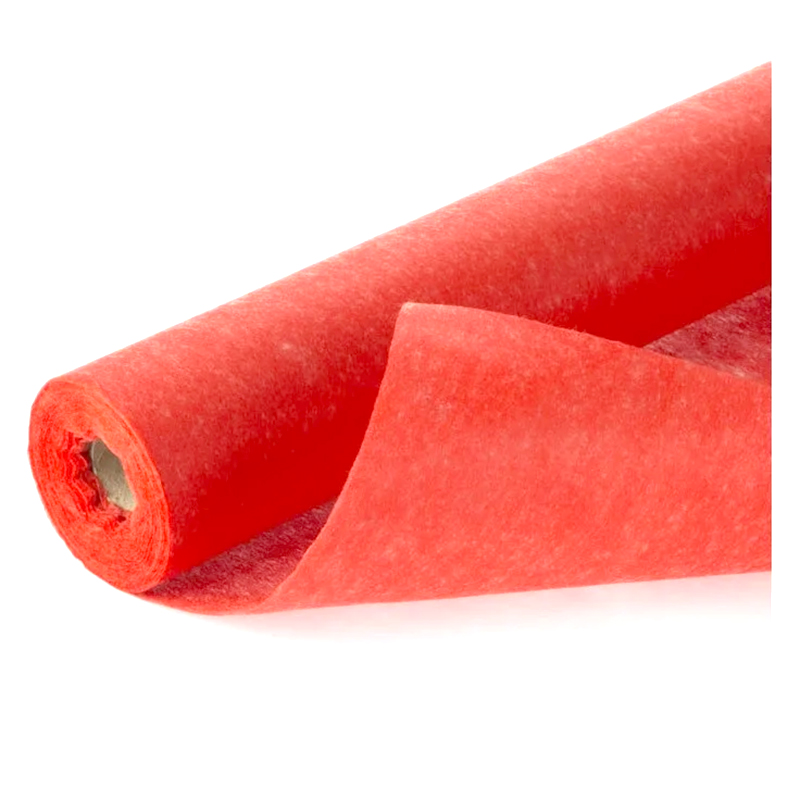 Dekoračný fleecový papier 10 metrov / 30 cm - bordový
