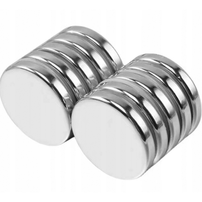 Magnety neodymové 10x2mm 10ks extra silné