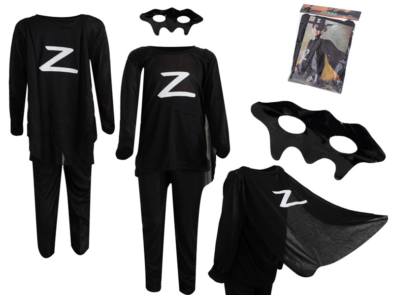 Detský kostým Zorro veľkosť S 95-110cm