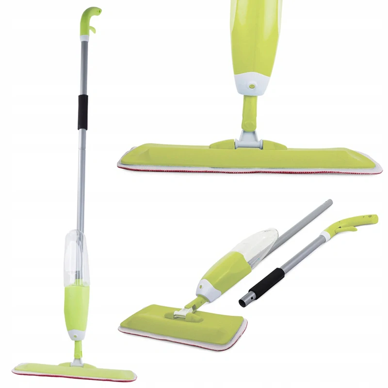 Mop s rozprašovačom 125 cm zelený