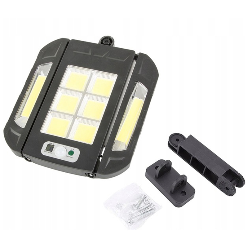 Nástenná solárna COB 136 LED lampa 90W s diaľkovým ovládaním
