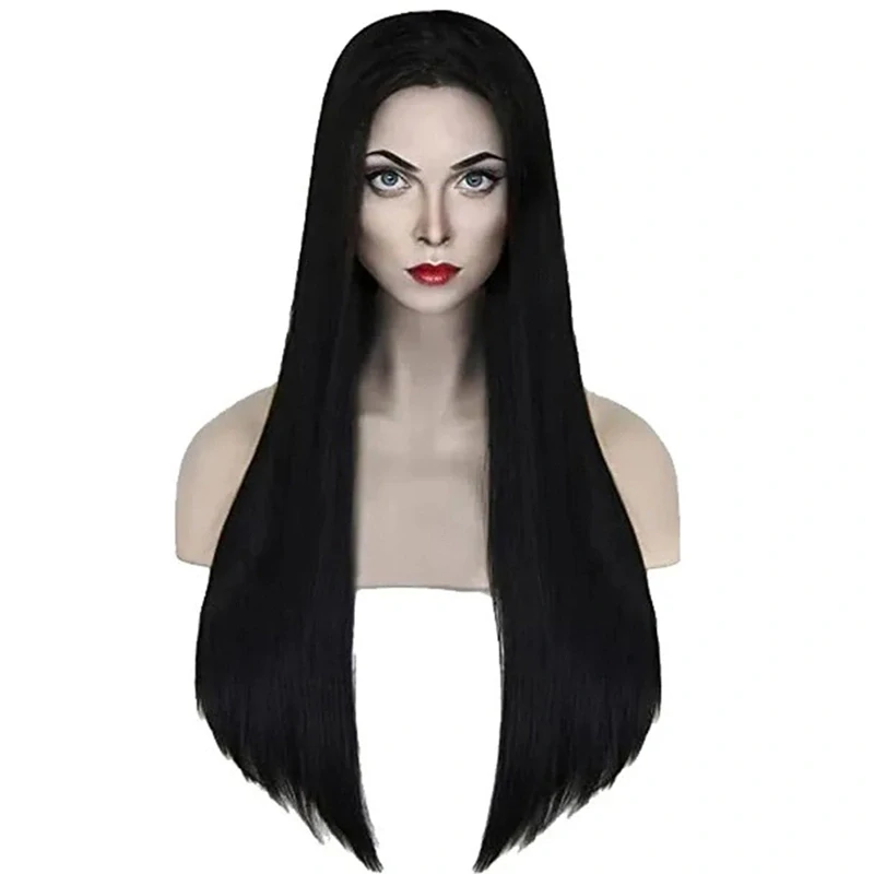 Parochňa dlhá čierna Cosplay 80cm