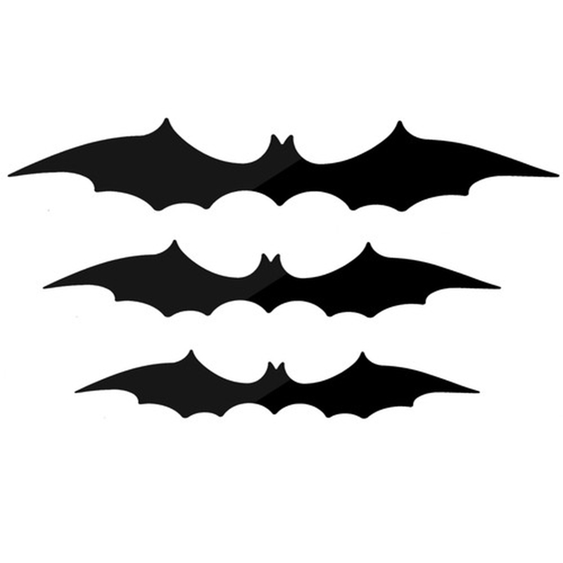Halloweenska dekorácia Netopiere 3ks