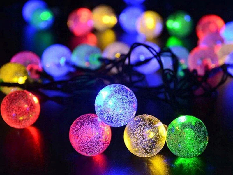 Solárna LED girlanda 40 svetiel