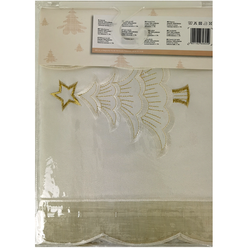 Vianočný sviatočný obrus - Štóla 175 x 35 cm Vianočný stromček