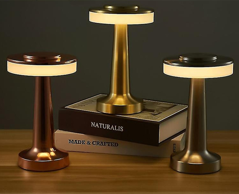Stolná lampa A14 dotyková 20cm 3W USB