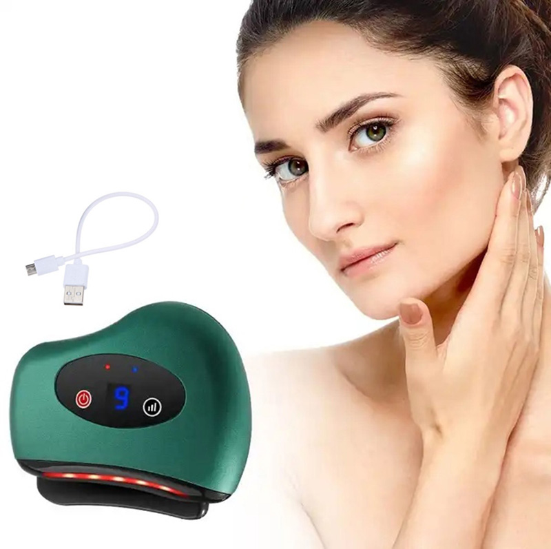 Masážny prístroj na telo a tvár Gua Sha