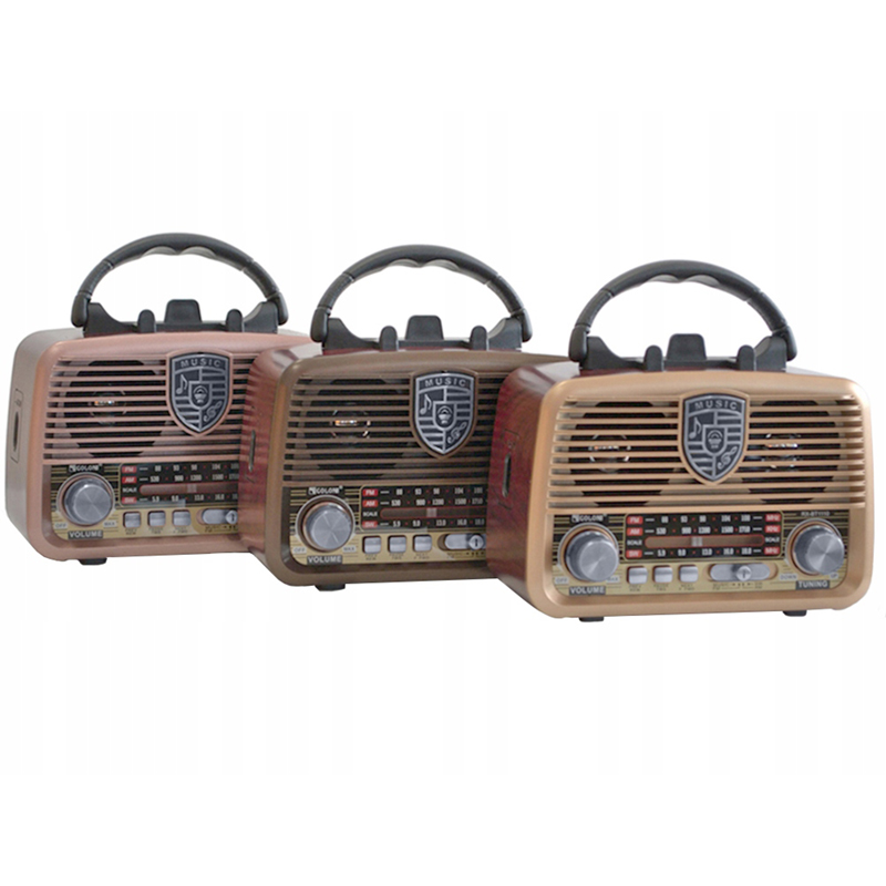 Prenosné retro rádio ICF-F24 bluetooth USB