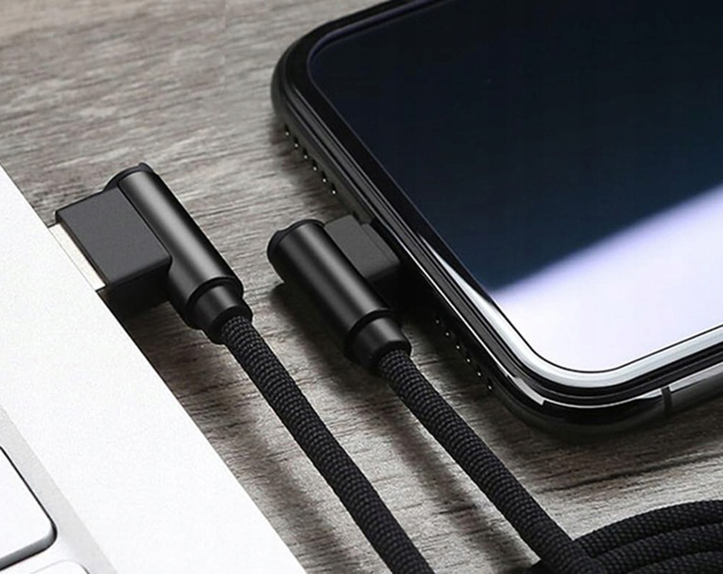 Kábel uhlový USB-C 1m