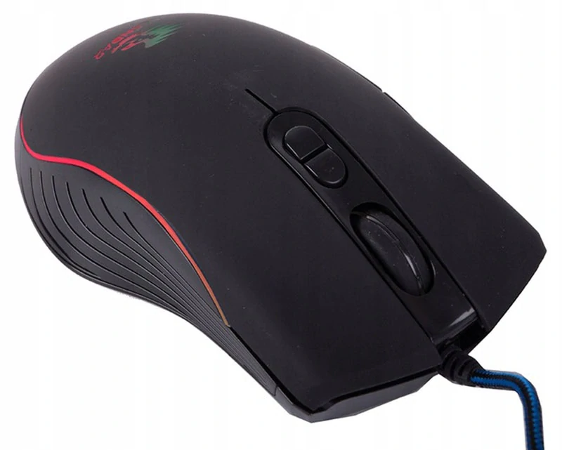 Herná počítačová optická myš RGB káblová