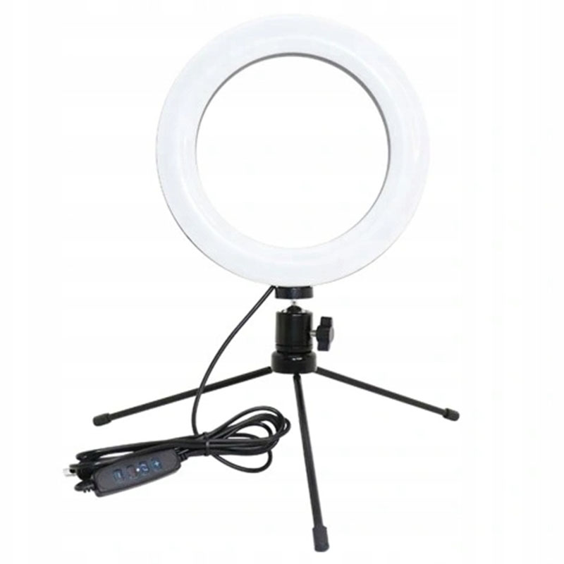 Prstencová lampa LED so statívom 16cm