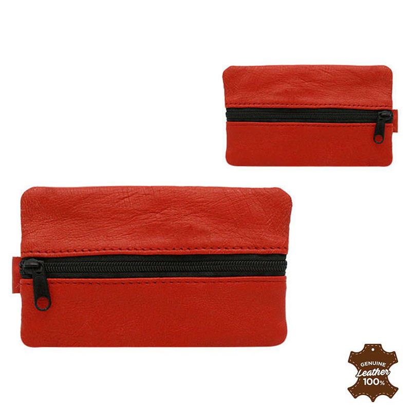 Kožená kľúčenka KC-02-LN-7767 red