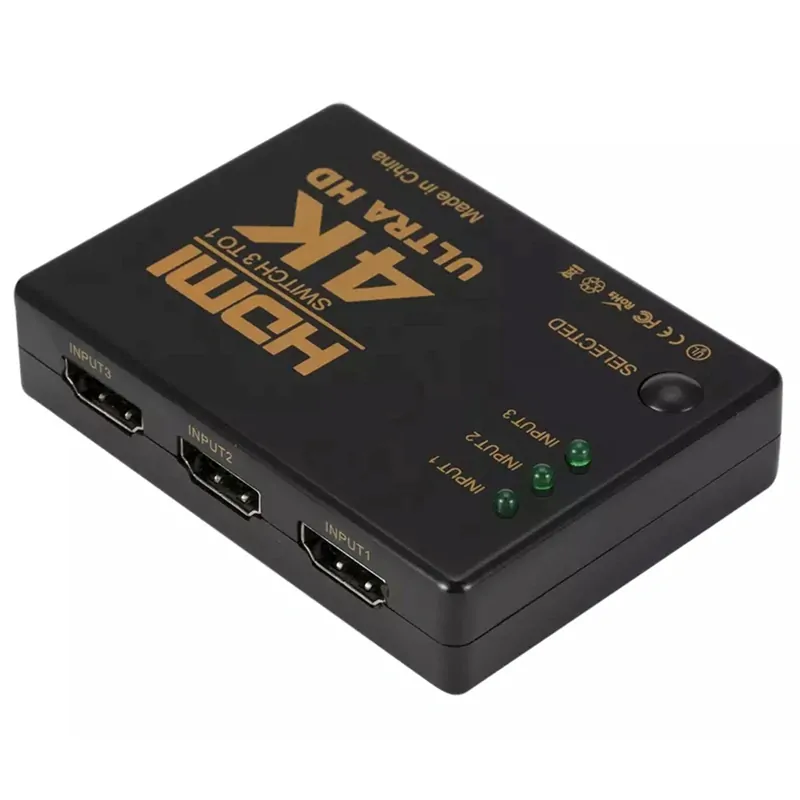 HDMI switch s 3 slotmi s diaľkovým ovládaním