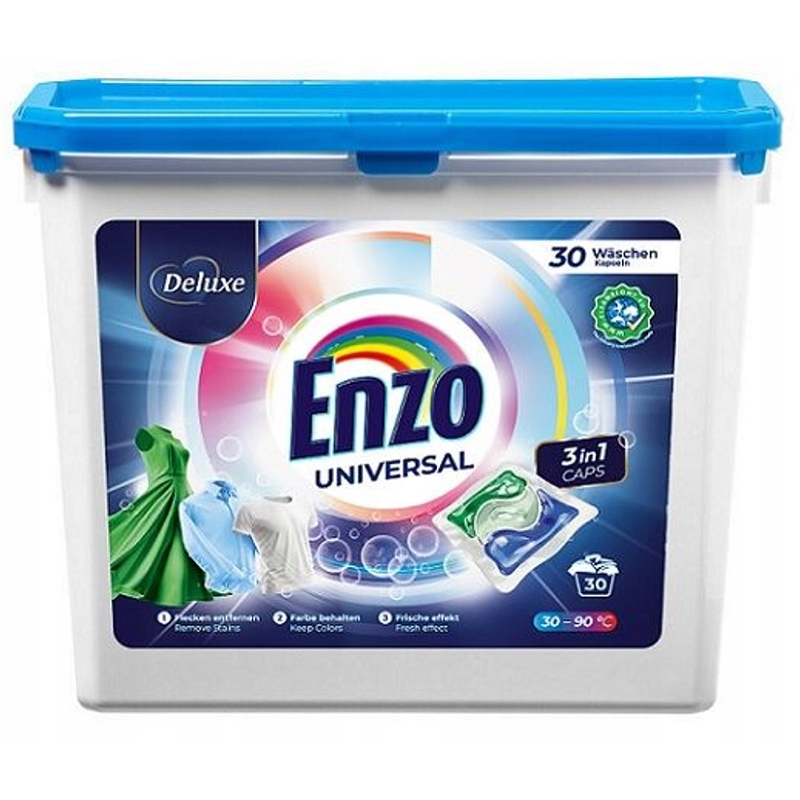 Kapsule na pranie Enzo Universal 3v1 – 30 ks