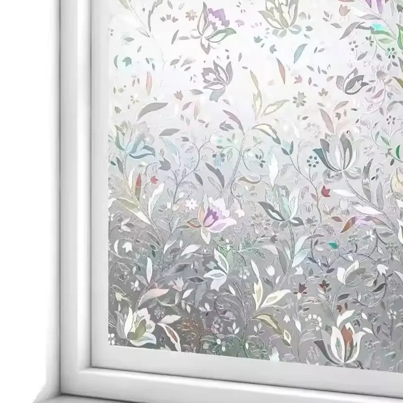 Dekoratívna lepiaca fólia na okno Kvety 200x45cm