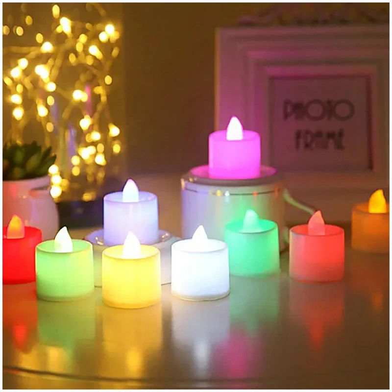 Sviečka LED na batérie s efektom rozliateho vosku 5 x 3,8 cm - teplé svetlo