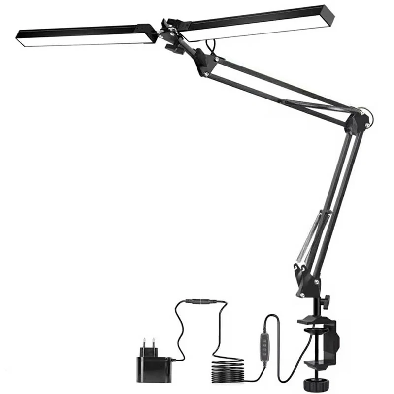 Pevná kancelárska stolná lampa 160LED 24W