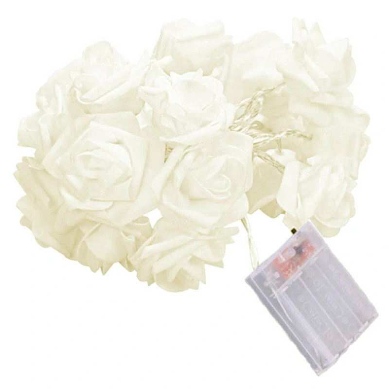 Dekoratívna 10 LED girlanda Ružičky 150cm