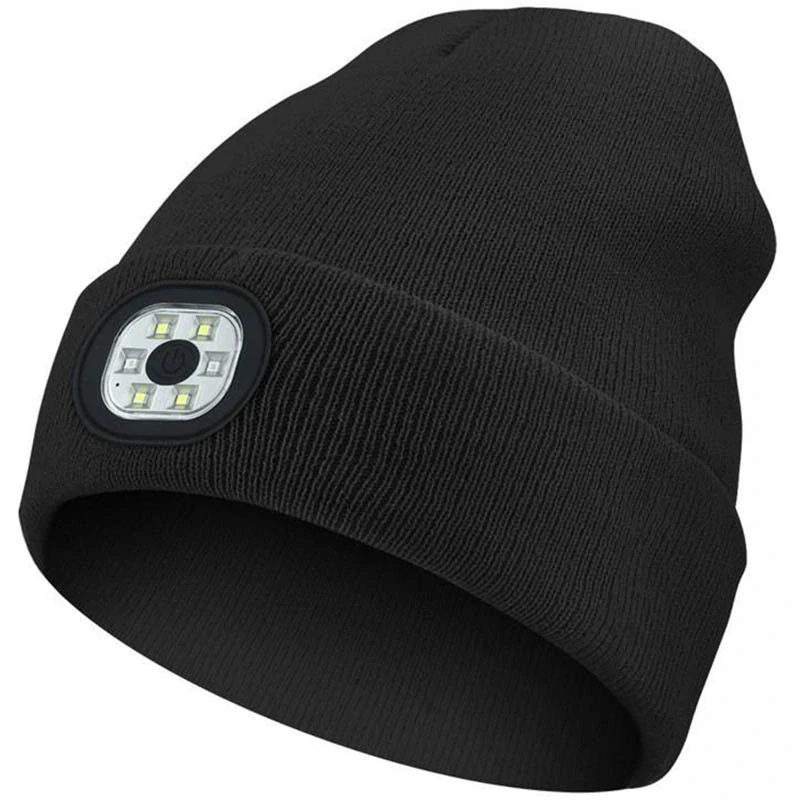 Zimná čiapka s LED svetlom
