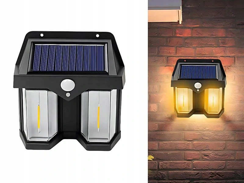 Solárna lampa s senzorom súmraku a pohybu