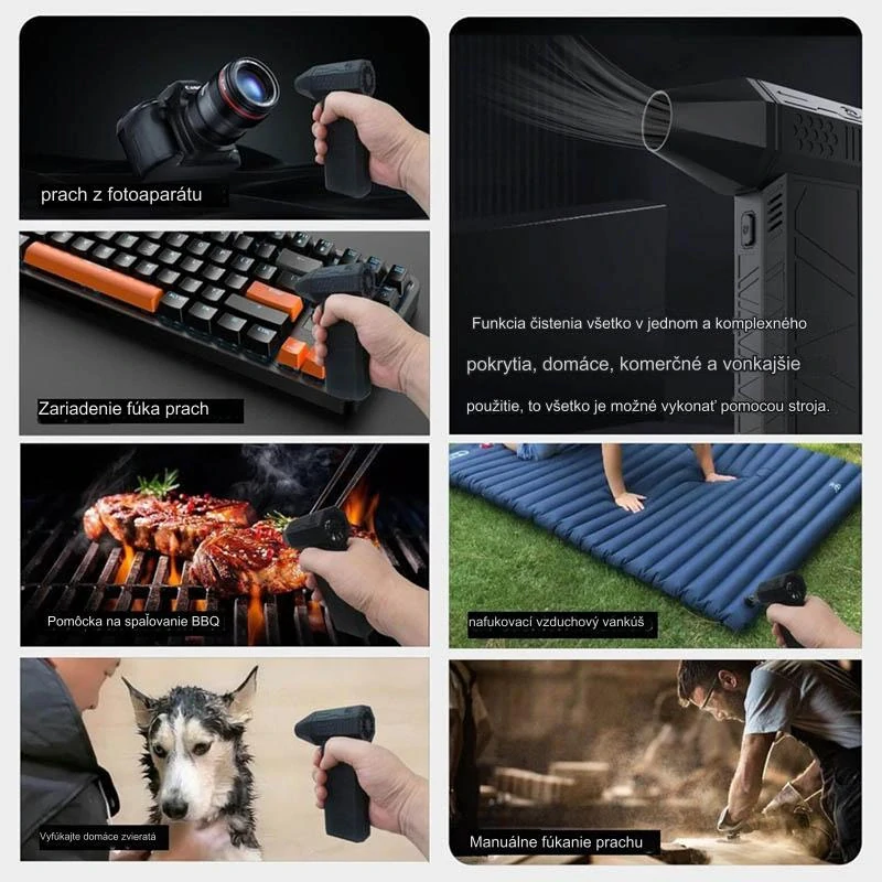 Jet Turbo Fan Elektrický fúkač vzduchu