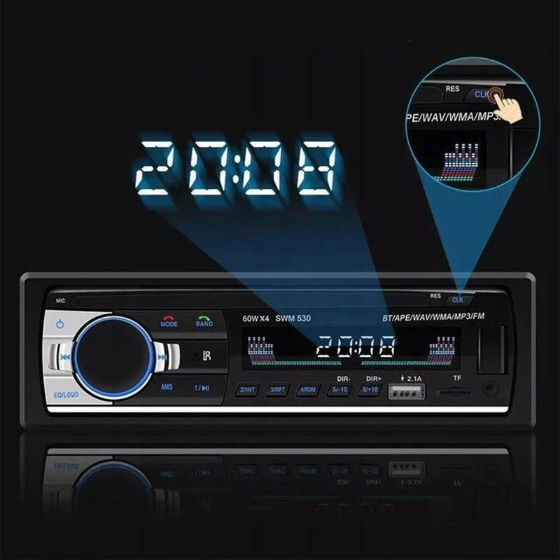 Bluetooth autorádio 1DIN s USB, AUX a diaľkovým ovládaním