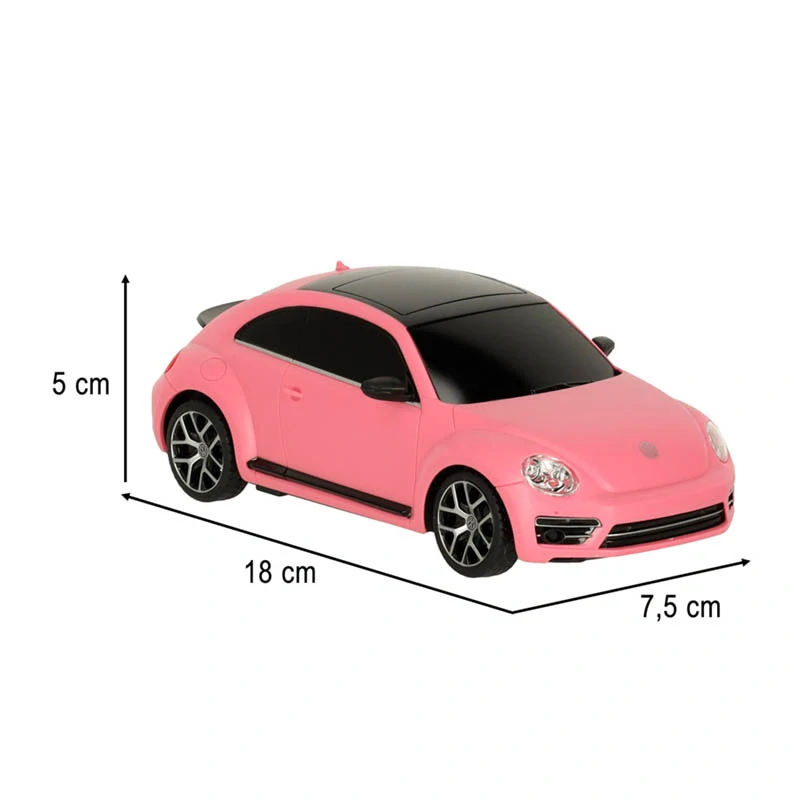 Rastar RC model Volkswagen Beetle UV 1:24 ružový na diaľkové ovládanie