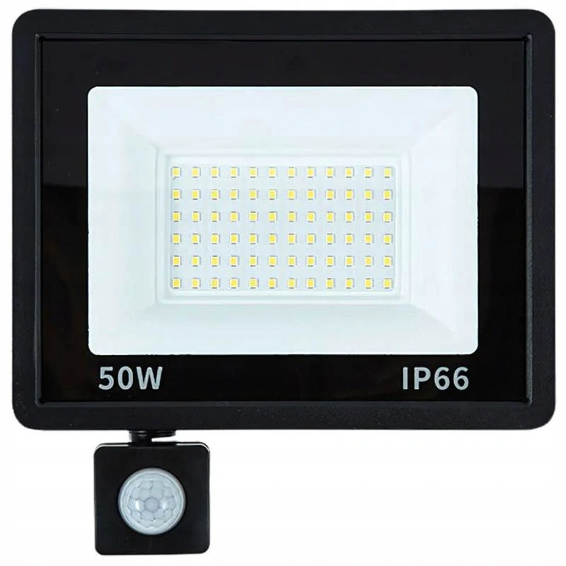 Vonkajší reflektor LED s detektorom pohybu 50W