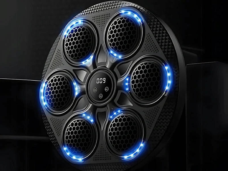 Elektronický boxerský terč so svetelnými zónami 43 cm + rukavice
