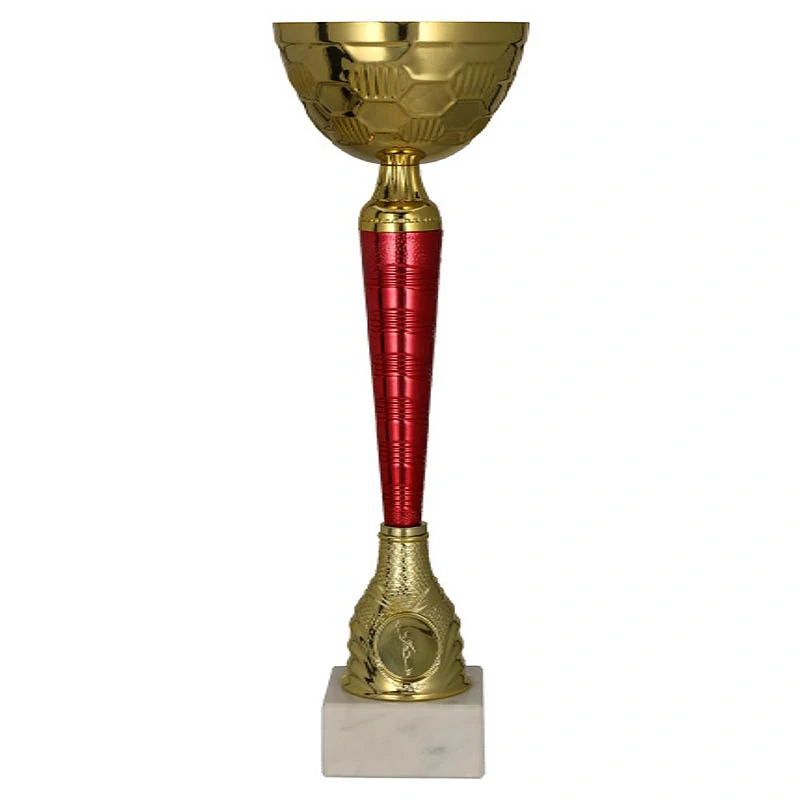 Pohár červeno-zlatý - 32,5 cm