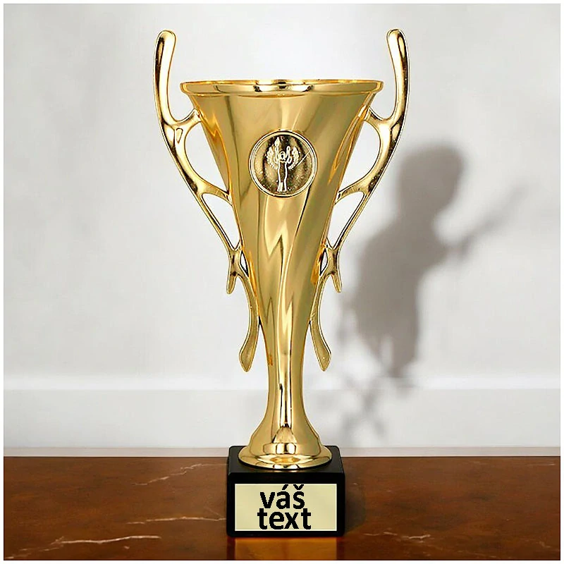 Pohár trofej zlatý - 27 cm