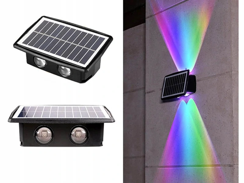 Solárna nástenná lampa so senzorom súmraku