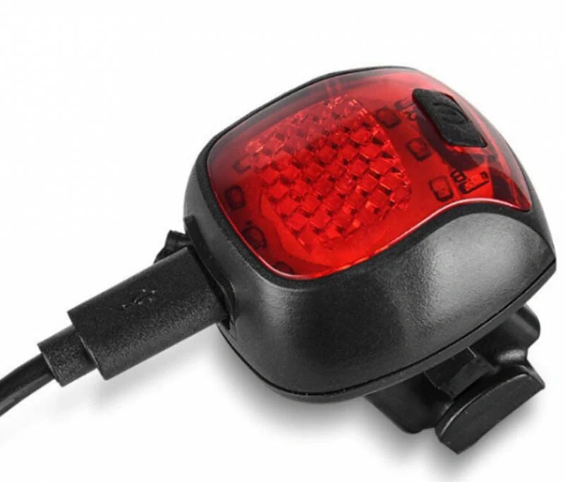 USB nabíjateľné zadné svetlo na bicykel