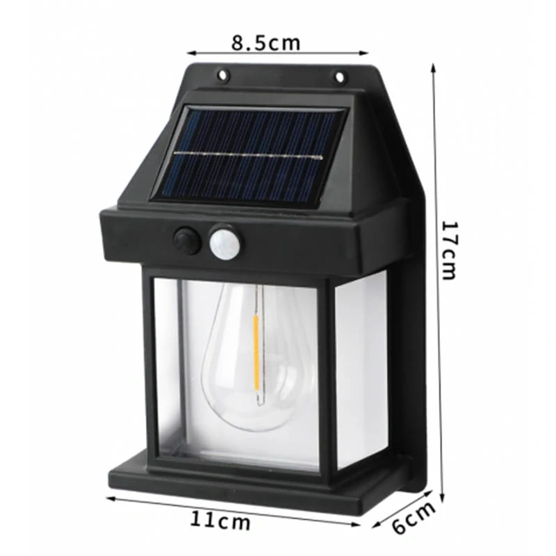 Solárny záhradný LED lampáš s pohybovým senzorom 1W