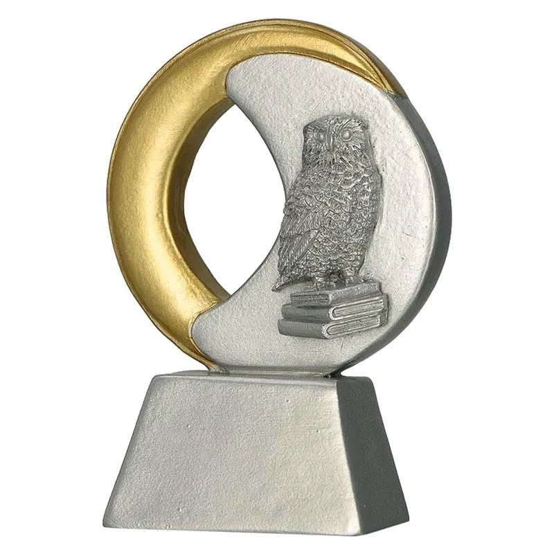 Školská trofej so sovou 10 cm