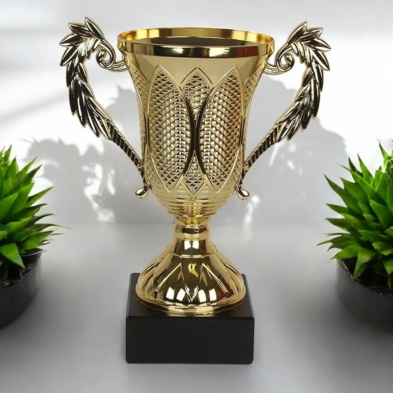 Ušatá trofej - Pohár zlatý - 18cm / ø 8cm