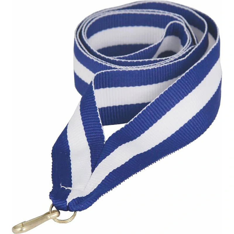 Stuha na medailu 11 mm - blue/white/blue