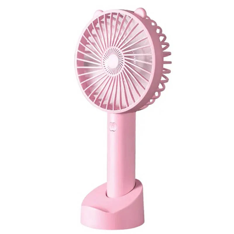 Kancelársky mini USB ventilátor ružový