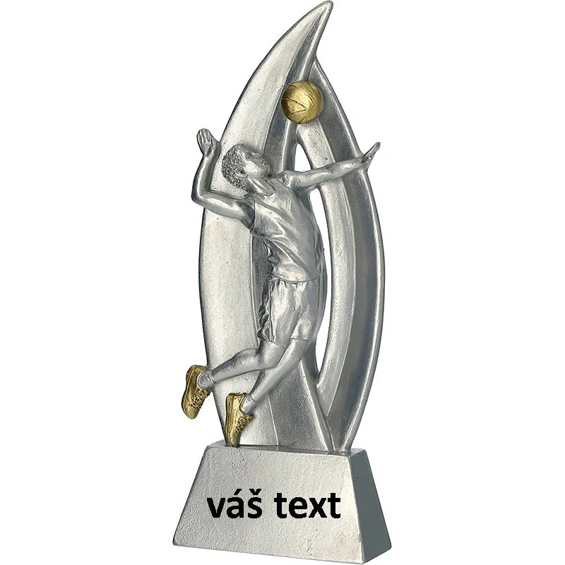 Trofej Volejbal: Odlievaná soška - 18cm