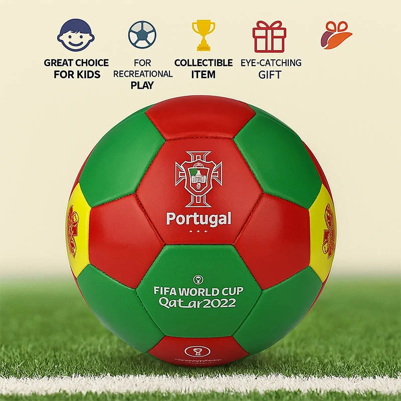 Futbalová lopta Portugalsko FIFA World Cup Qatar 2022 veľkosť 2