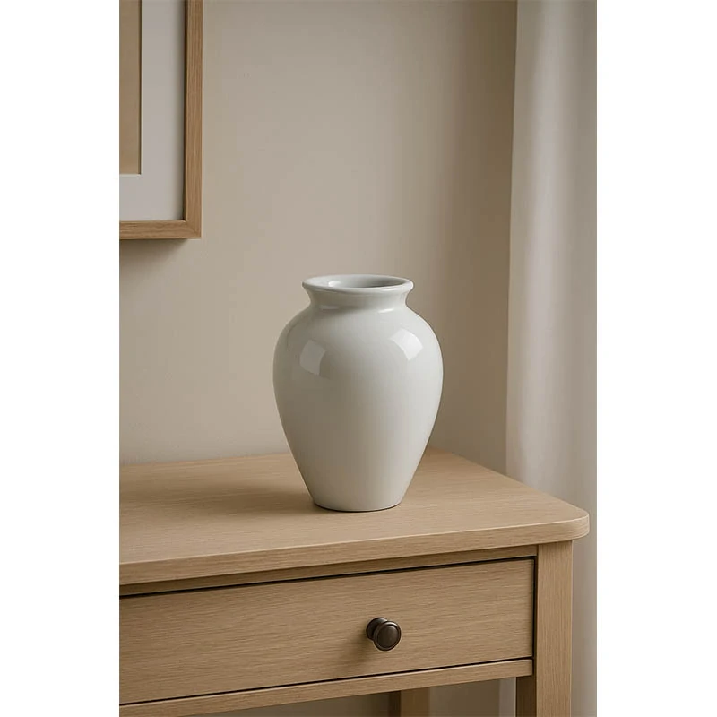 Porcelánová Váza biela - Reutter Porzelan: 9 x 6,5 x 4 cm