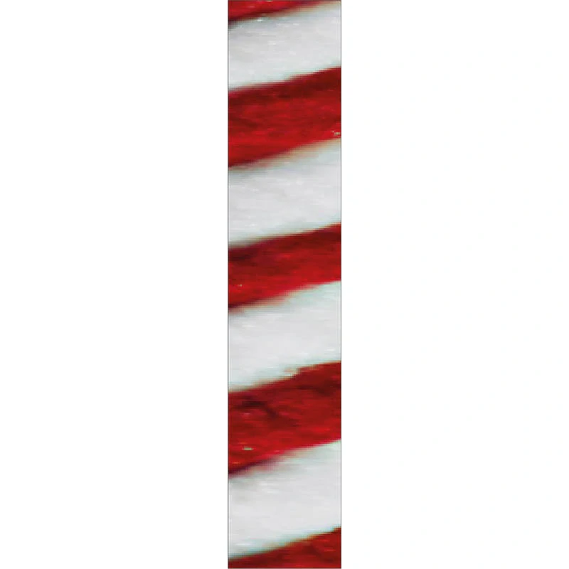 Šnúrka na medailu 800 mm - red/white: 800/3 mm