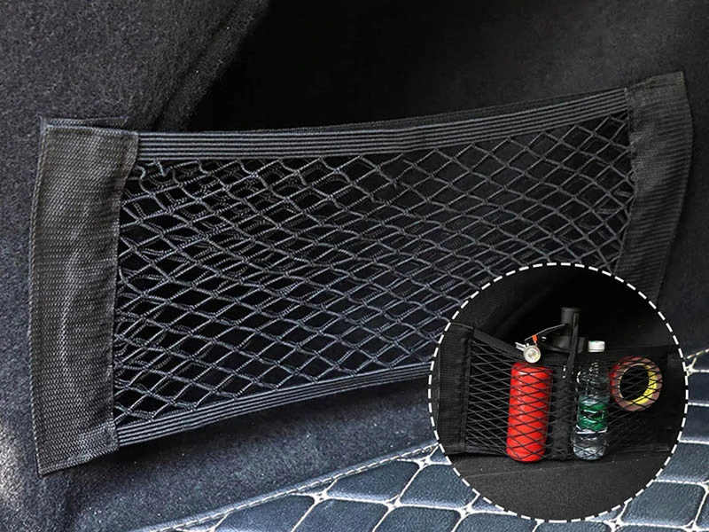Sieťka na suchý zips do kufra auta 50x25cm