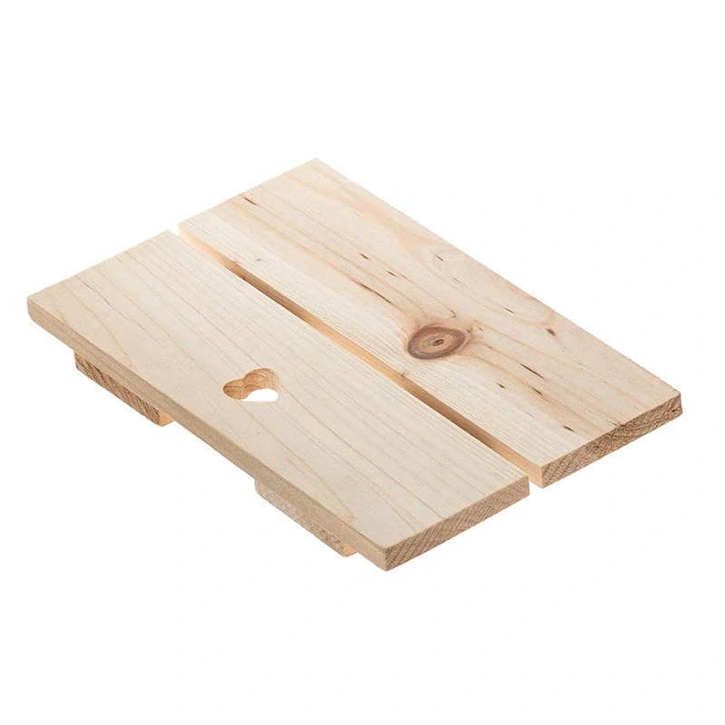 Drevený podnos z brezového dreva 12,5 × 20 cm – prírodný