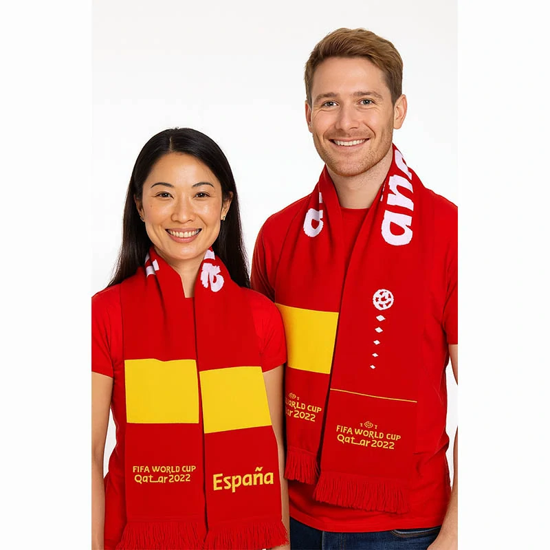 Fanúšikovský šál Spain FIFA World Cup 2022