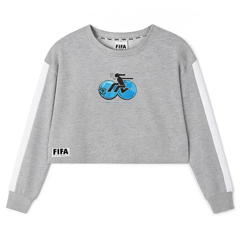 Mikina FIFA Classic China "91 Mascot – sivá: veľkosť "L"