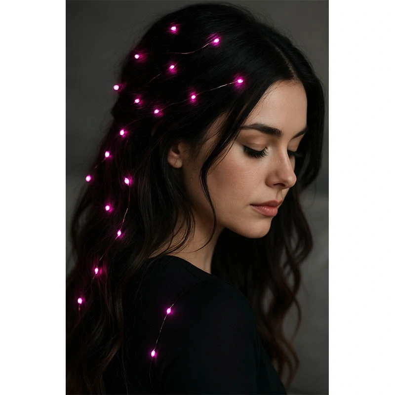 LED svetielka do vlasov – originálna dekorácia pre výnimočné účesy