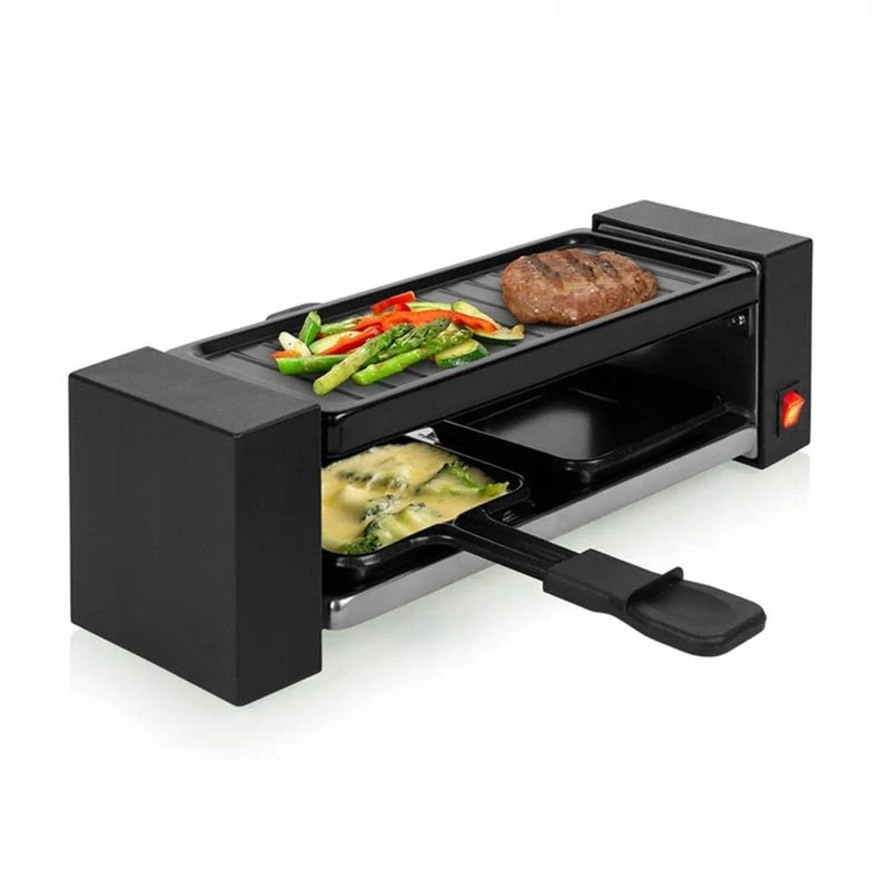 Raclette elektrický gril Tristar PD-8918, 400 W, čierny