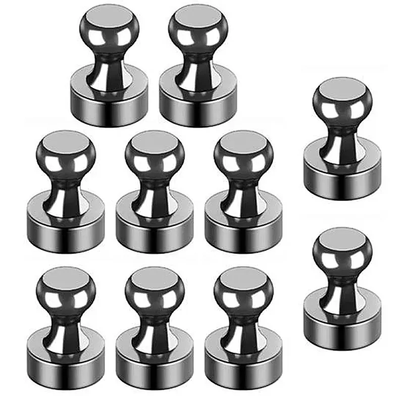 Neodymové magnety na chladničku a tabuľu 12 × 16 mm – sada 10 ks